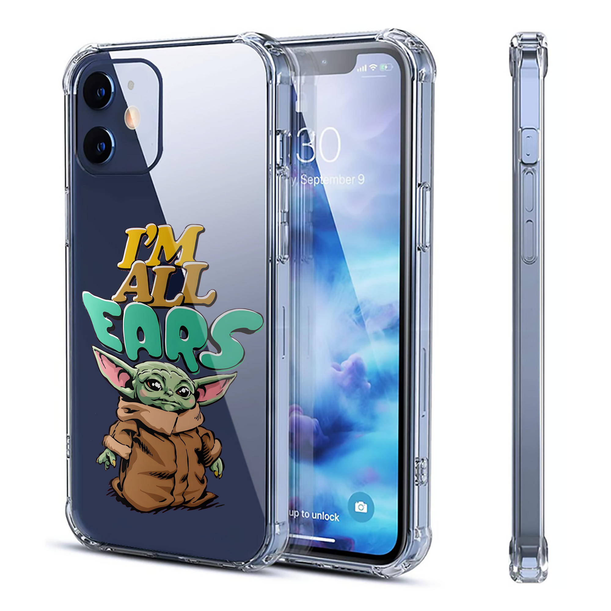 （画像用） スター・ウォーズ Star Wars 【iPhone 12シリーズ対応】透明スマホケース（クリアソフトケース）